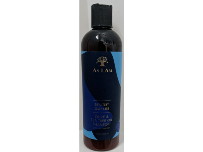 As I Am Dry, Itchy Scalp Care Shampoo, Olive & Tea Tree Oil, 12 oz/355 mL