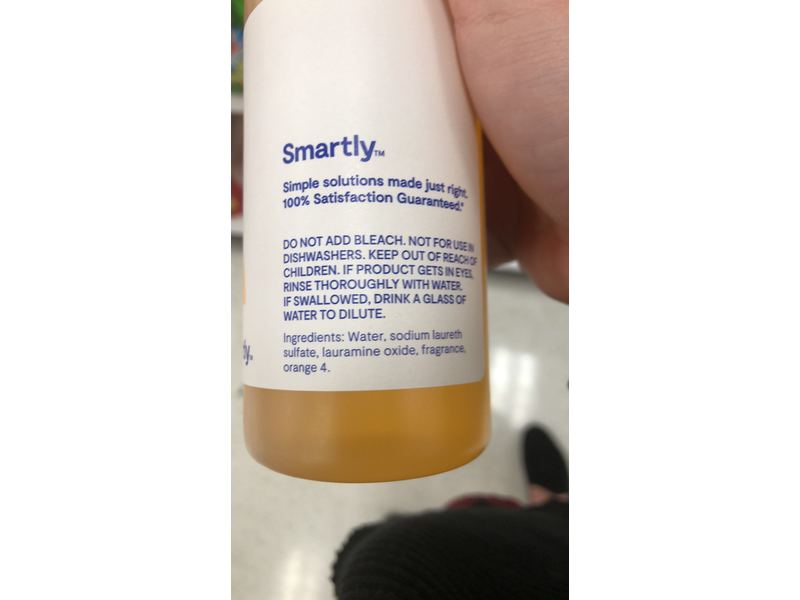 Smartly Citrus Scented Liquid Dish Soap, 10 oz