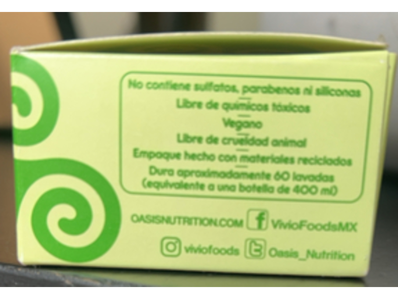 Vivio Revitalizing Shampoo, Rosemary, 80 g