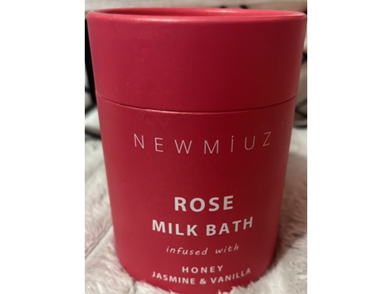 New Miuz Rose Milk Bath, Honey Jasmine & Vanilla, 300 g