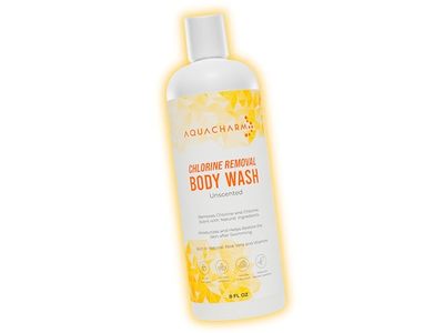 Aquacharm Chlorine Removal Body Wash, Unscented, 8 fl oz