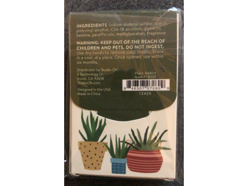 Studio Oh Sngle Use Soap, Aloe Vera, 100 Sheets