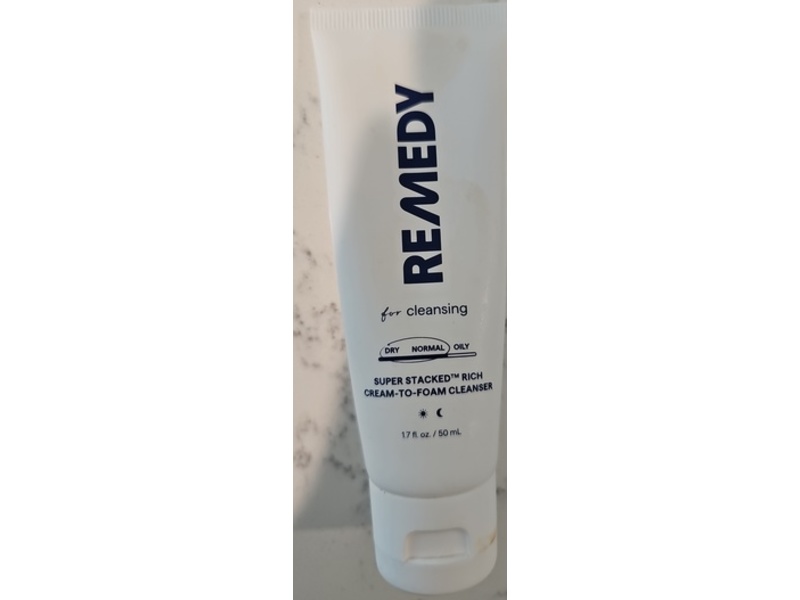 Remedy Cleansing Cream-To-Foam Cleanser, 1.7 fl oz/50 mL