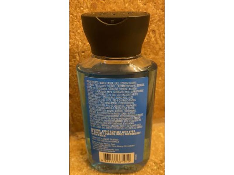 Bath & Body Works Men's 3 In 1 Hair + Face & Body Wash, Ocean, 3 fl oz/88 mL