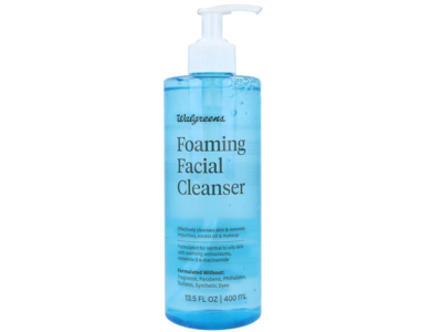 Walgreens Foaming Facial Cleanser, 13.5 fl oz/400 mL