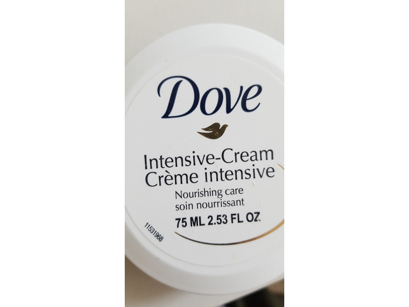Dove Intensive Cream, 2.53 fl oz/75 mL