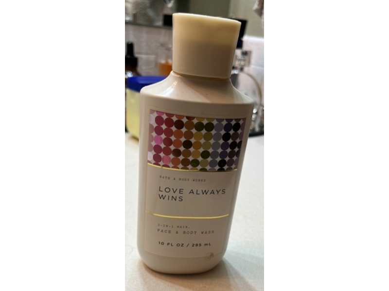 Bath & Body Works Love Always Wins 3 In 1 Hair + Face & Body Wash, 10 fl oz/295 mL