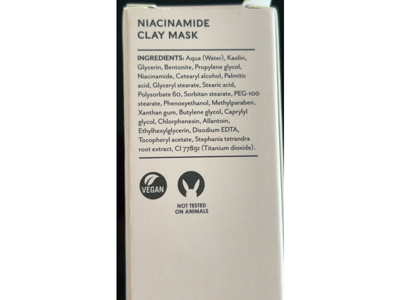 Boots Ingredients Niacinamide Clay Mask, 1 fl oz/30 mL