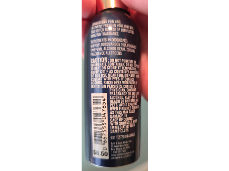 Bath & Body Works Concentrated Room Spray, Gingham, 1.5 oz/42.5 g