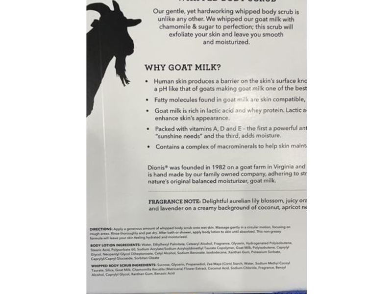 Dionis Goat Milk Bath & Body Set, Lavender Blossom