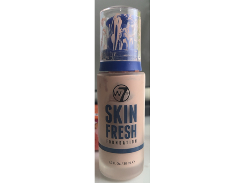 W7 Skin Fresh Foundation, Cameo Beige, 1.0 fl oz/30 mL