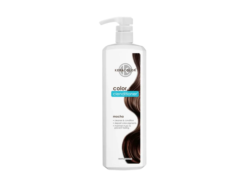 Keracolor Color + Conditioner, Mocha, 33.8 fl oz/1000 mL
