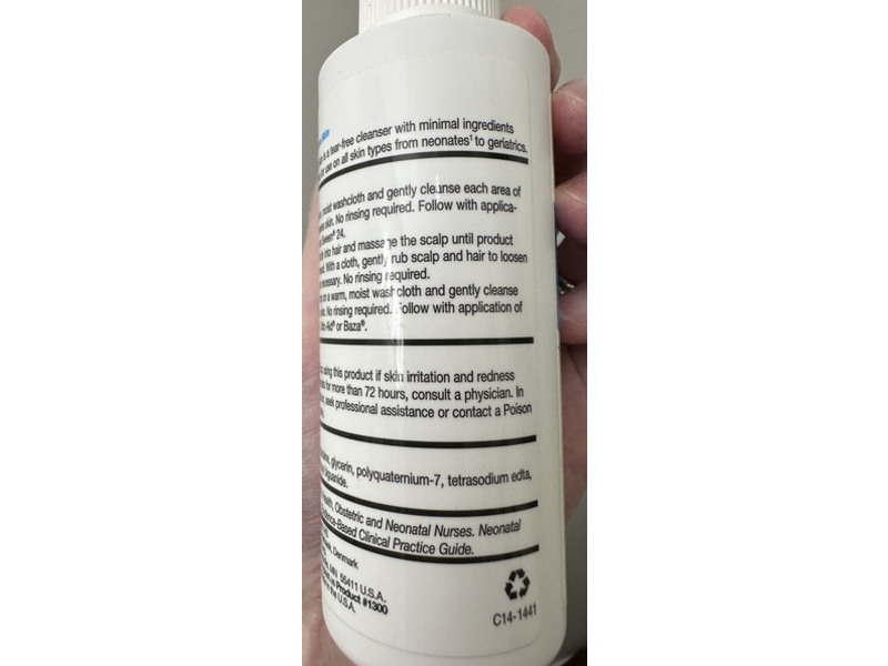 Coloplast Bedside-Care Body Cleanser & Shampoo, Sensitive Skin, 4 fl oz/118 mL