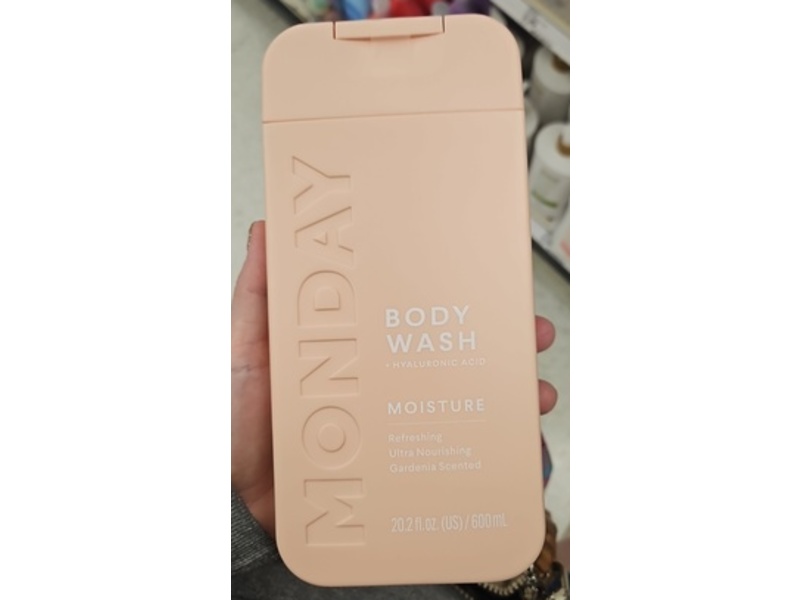 Monday Haircare Moisture Body Wash, Hyaluronic Acid, 20.2 fl oz/600 mL