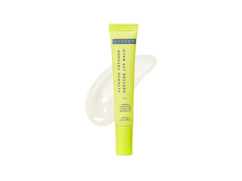 Hyphen Vitamin Infused Peptide Lip Balm, Vanilla, 0.35 oz/10 g