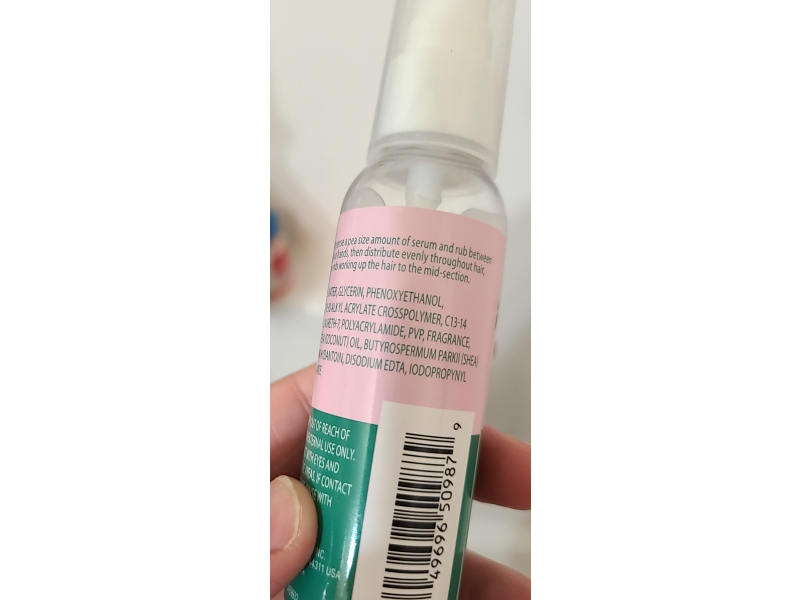 B - Pure Curl Defining Hair Serum, 2 fl oz/59 mL