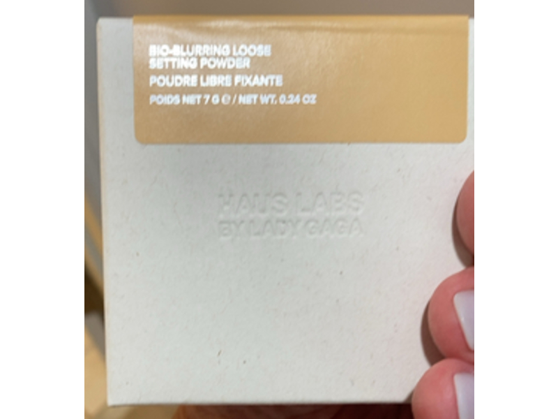 Haus Labs Bio-Blurring Loose Setting Powder, Golden, 0.24 oz/7 g