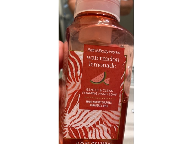 Bath & Body Works Gentle & Clean Foaming Hand Soap, Watermelon Lemonade, 8.75 oz/259 mL