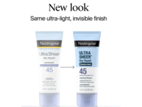 Neutrogena Ultra Sheer Dry-Touch Sunscreen Lotion, SPF 45, 3 fl oz/88 mL - thumbnail 2