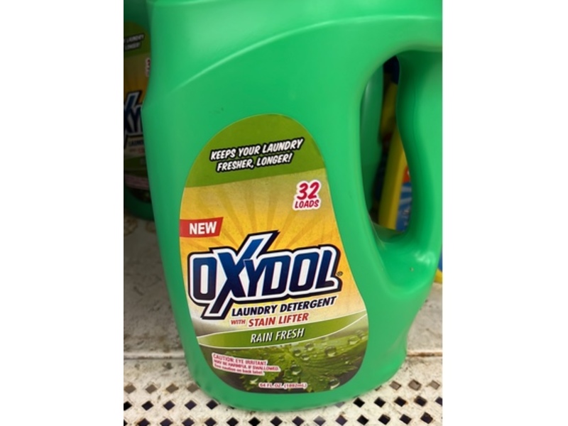 Oxydol Liquid Laundry Detergent, Rain Fresh, 32 Loads, 64 fl oz/1893 mL