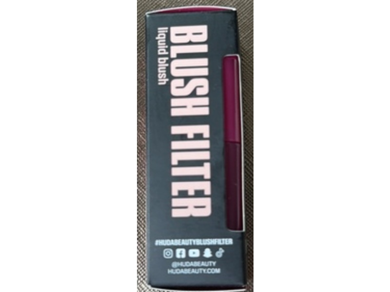 Huda Blush Filter Liquid Blush, Intense Guava, 0.15 fl oz/4.5 mL
