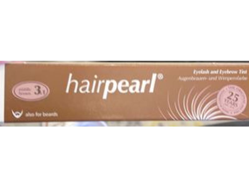 Hairpearl Eyelash Cream Tint, No 3.1 Medium Brown, 20 mL