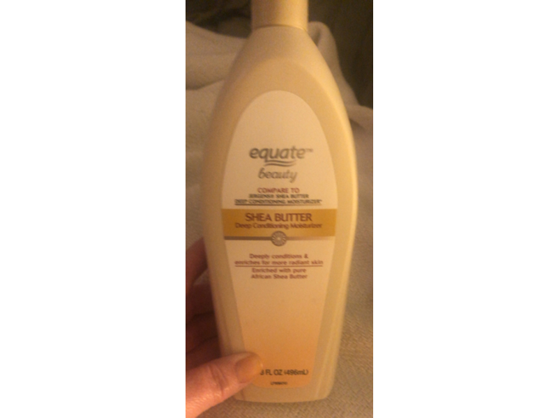 Equate Deep Conditioning Moisturizing, Shea Butter, 16.8 fl oz/496 mL