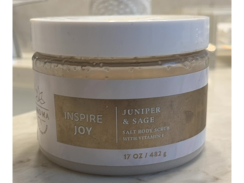 Bath & Body Works Inspire Joy Salt Body Scrub, Vitamin E, 17 oz/482 g