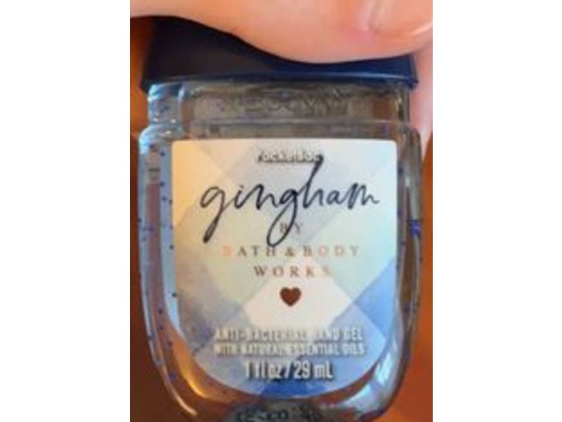 Bath & Body Works Gingham Anti-Bacterial Hand Gel, 1 fl oz/29 mL