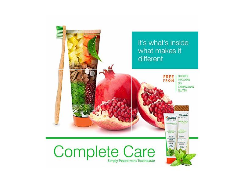 Himalaya Botanique Complete Care Toothpaste, Simply Peppermint, 5.29 oz/150 g