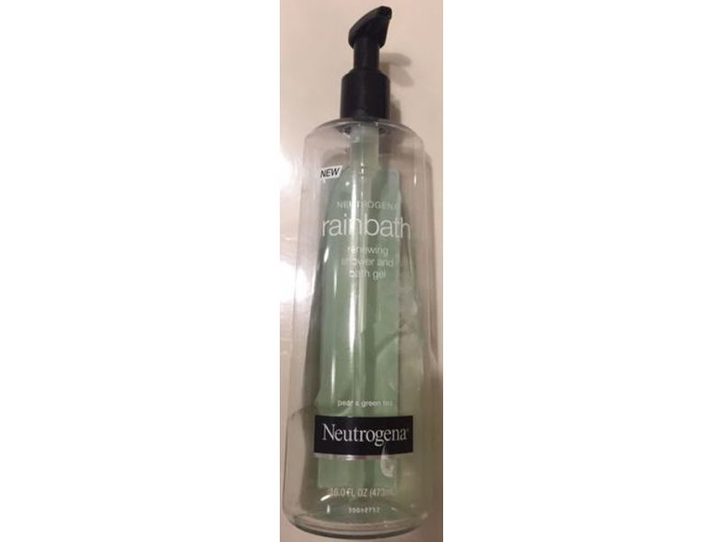 Neutrogena Rainbath Renewing Shower And Bath Gel, Pear & Green Tea, 16 fl oz/473 mL
