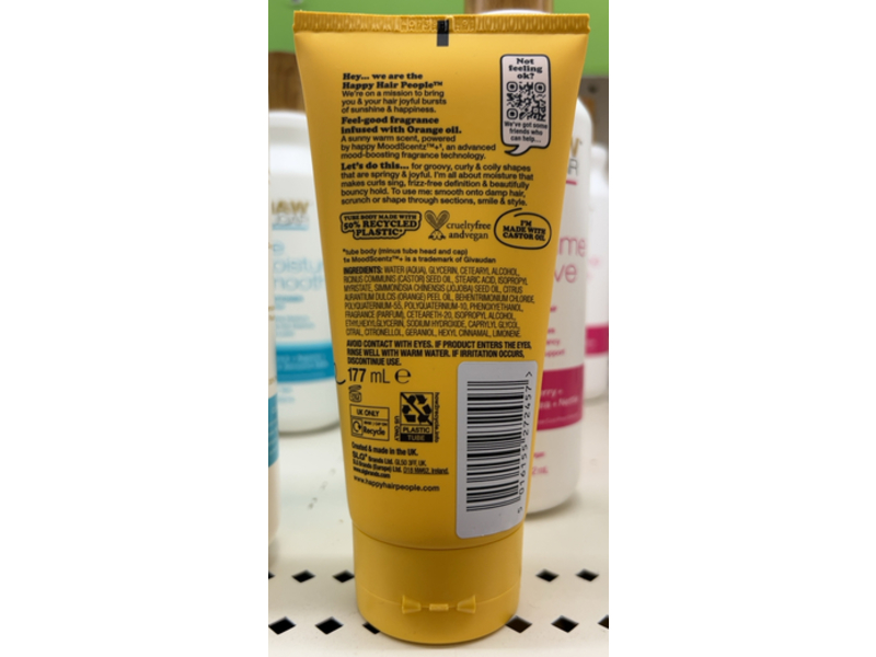 Happy Hair People Feeling Groovy Curl Defining Cream, 6 fl oz