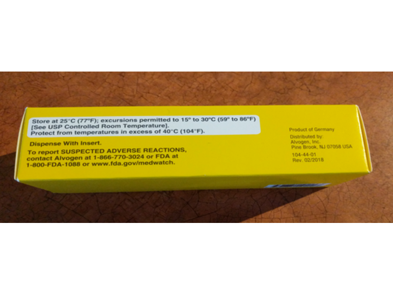 Estradiol Vaginal Cream USP 0.01%, Unscented, 42.5 g, Alvogen, Inc. (RX)