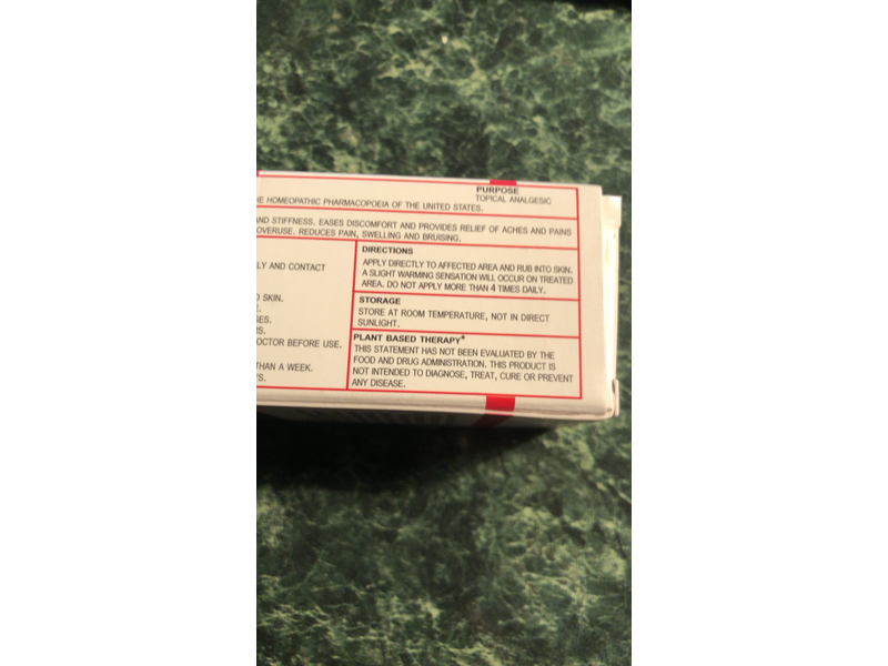 Plantlife Relieve Arnica Pain Relief Balm, 5 oz/14.2 g