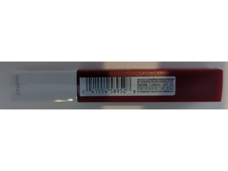 Maybelline New York Super Stay Matte Ink Liquid Lipstick, Ruby Red, 0.17 fl oz