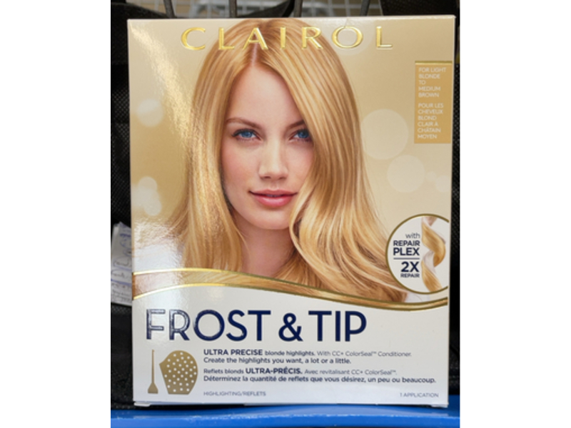 Clairo Frost & Tip Ultra Precise Blonde Highlighting, Light Blonde To Medium Brown, 1 Application, Pack Of 3