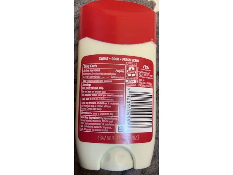 Old Spice Canyon Anti-Perspirant & Deodorant, Aloe, 2.6 oz/73 g