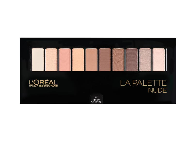L'Oreal La Palette Nude Eye Shadow, 111, 0.62 oz/17.5 g