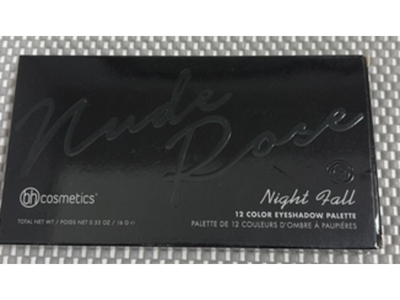 BH Cosmetics Nude Rose Night Fall Eyeshadow Palette, 0.55 oz/16 g