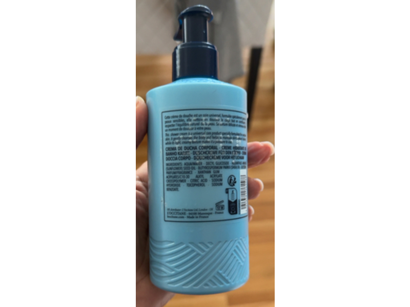 L'Occitane en Provence Sensitive Skin Shower Cream, 8.4 fl oz/250 mL