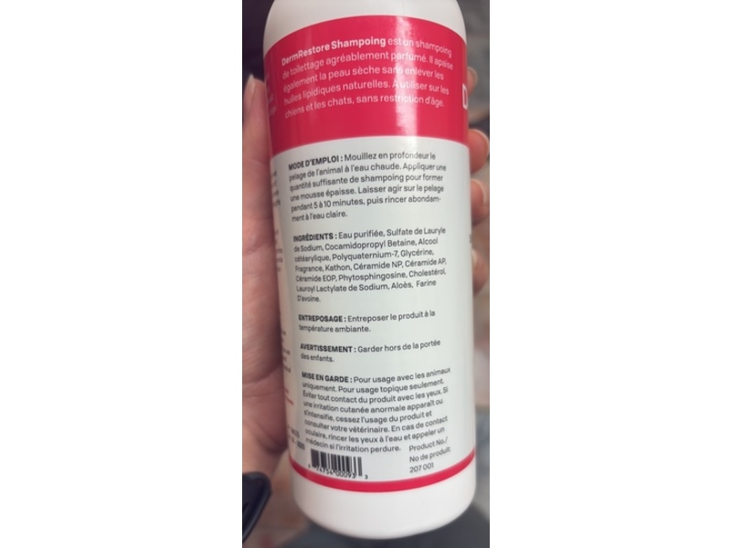 DermRestore Ceramide Shampoo, 473 mL