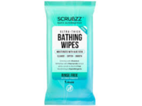 Scrubzz Extra Thick Bathing Wipes, Aloe Vera Fresh Scent, 12 Count - thumbnail 1