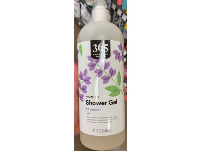 365 Whole Foods Market Foaming Shower Gel, Lavender, 32 fl oz/946 mL