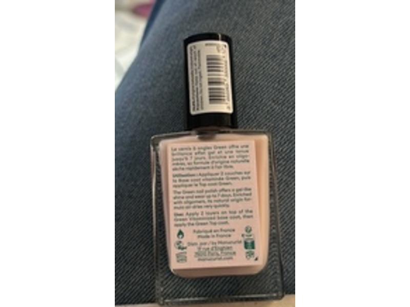 Manucurist Green Natural Nail Polish, Pale Rose, 0.5 fl oz/15 mL