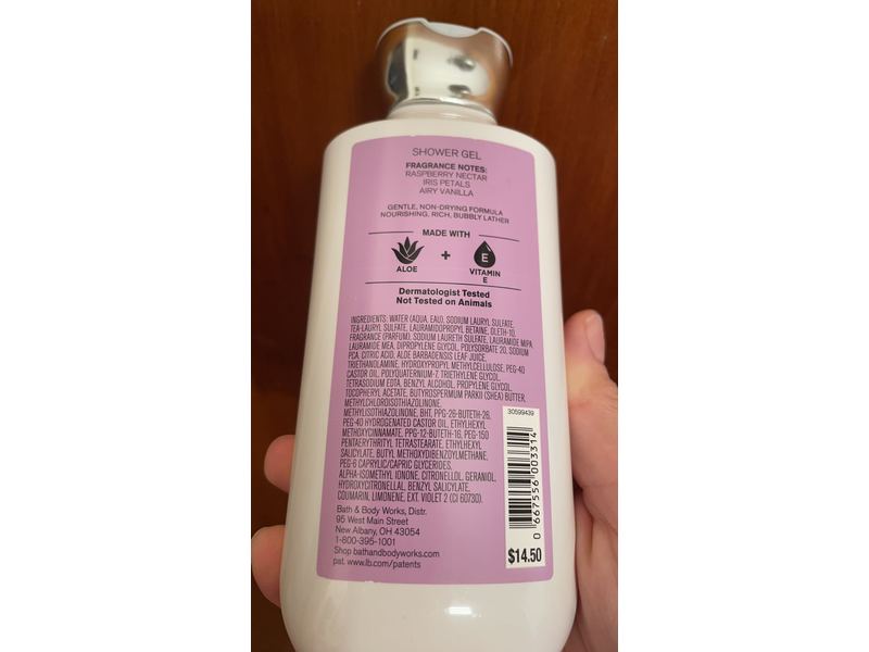 Bath & Body Works Butterfly Shower Gel, Aloe, Vitamin E, 10 fl oz/295 mL
