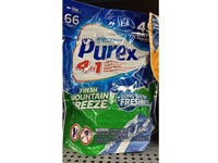 Purex Laundry Pacs, Fresh Mountain Breeze, 66 Count - Image 3