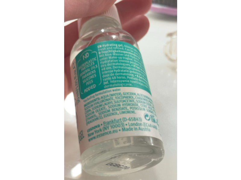 Essence Hello Good Stuff! Intense Hydro Gel, Aloe Water & Hyaluron, 1.0 fl oz/30 mL