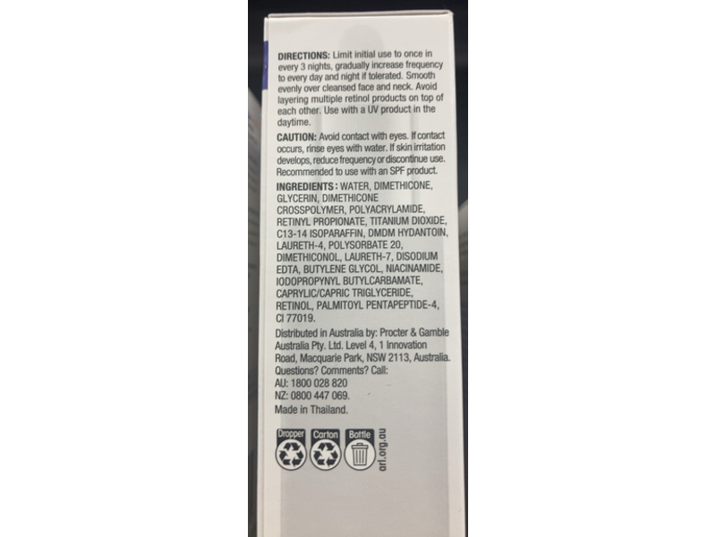 Olay Regenerist Retinol 24 Max Night Serum, 1 fl oz/30 mL