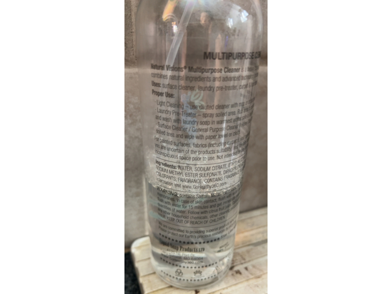 Natural Visions Multipurpose Cleaner, 16 fl oz/473 mL