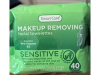 Smart Care Makeup Removing Facial Towelettes, 40 Count - thumbnail 1